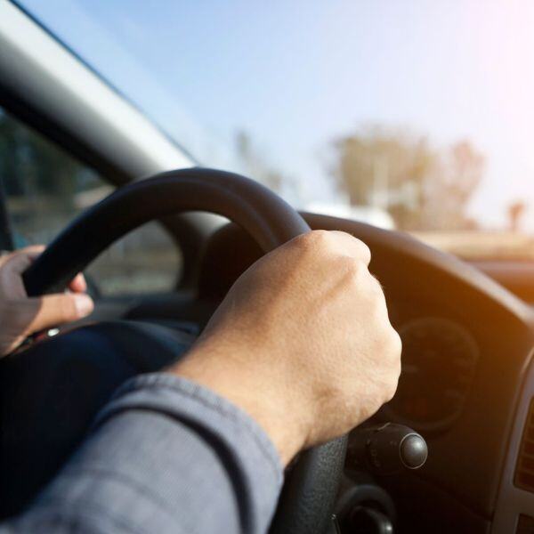 hands on a wheel
