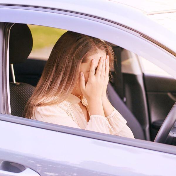 frustrated driver